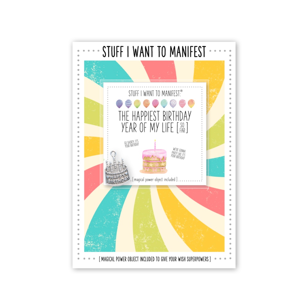 Warm Human - Manifest Greeting Card - Bday Grußkarte - Mehrfarben